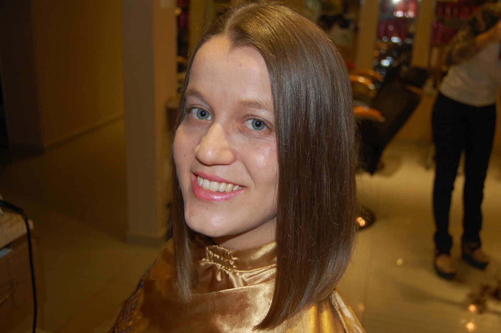 Depois — Corte Bob